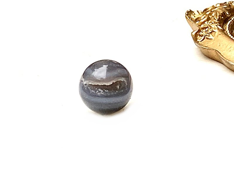 Natural mini cute agate smile ball 20~21mm energy Stone natural stone home office - อื่นๆ - หยก หลากหลายสี