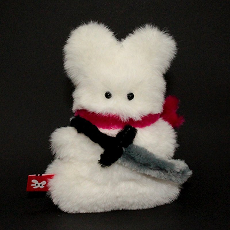 Samurai Bunny ( white ) - Keychains - Other Materials White