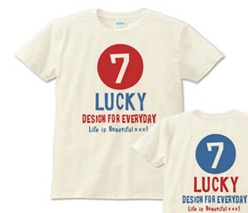 Circle Number-S ~ XL T-shirt [Made to order] - Unisex Hoodies & T-Shirts - Cotton & Hemp Khaki