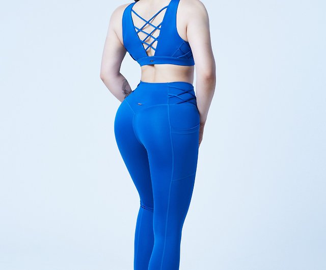 Victory] XOFFIT Queen V straps yoga fitness pants - Blue Gemstone - Shop  XOFFIT Women's Leggings & Tights - Pinkoi