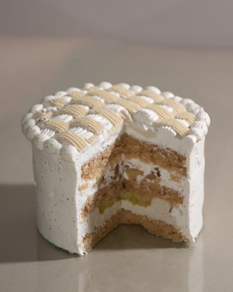 【in-store pickup】vegan Earl Grey chestnut cake - the hamper - Cake & Desserts - Fresh Ingredients Khaki