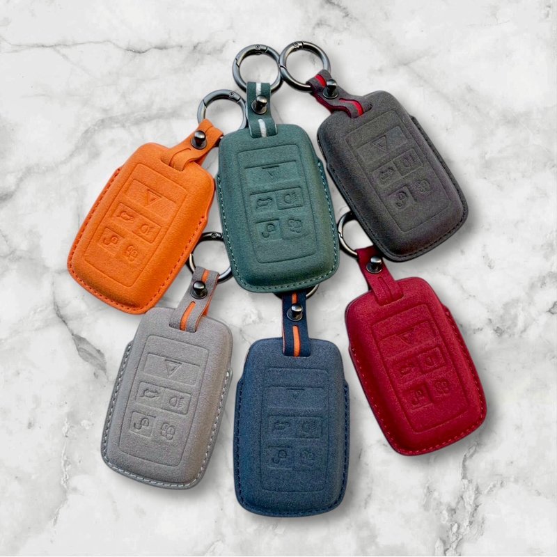 路虎 Land Rover Defender 90 110 Evoque 皮套 鑰匙套 鑰匙包 鑰 - 鑰匙圈/鑰匙包 - 真皮 