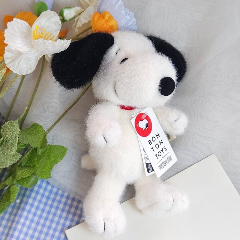 【預購】BON TON TOYS Snoopy史努比環保毛絨玩偶-奶油 17cm - 公仔/玩偶 - 聚酯纖維 多色