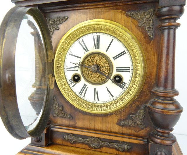 ドイツ アンティーク マントルピース ブラケット クロック アールデコ