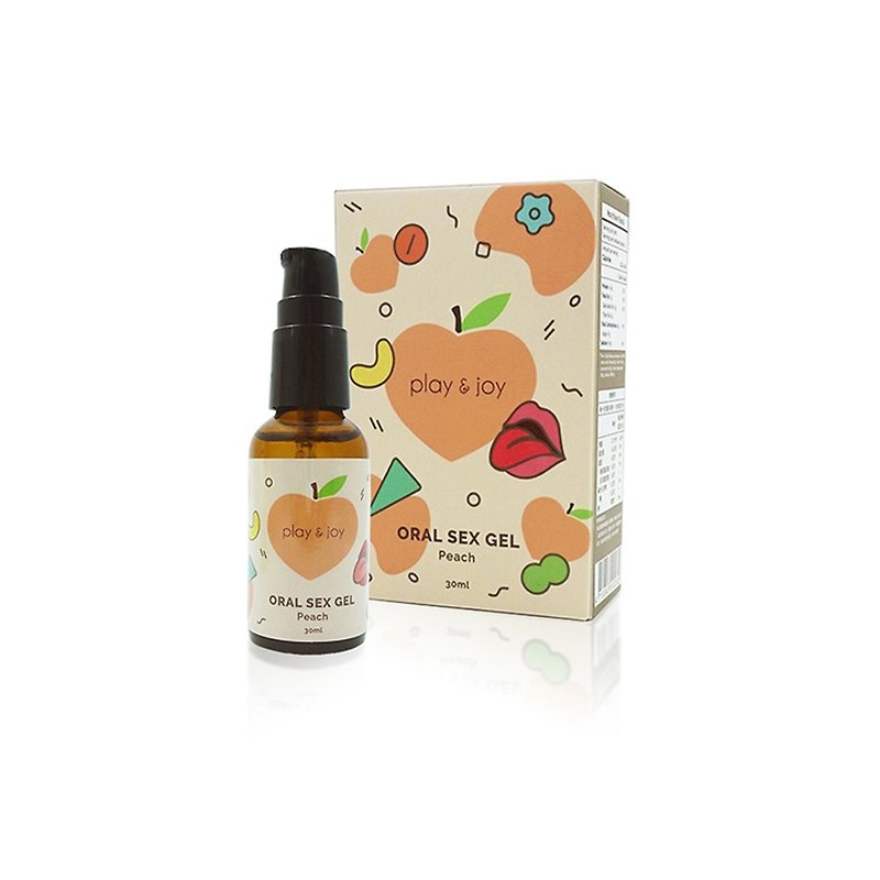 【PLAY & JOY】Oral sex lubricant-peach flavor - Adult Products - Other Materials 