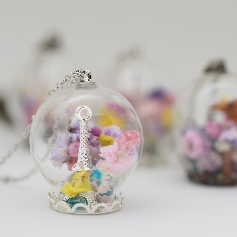 OMYWAY Handmade - Glass Globe Necklace - สร้อยติดคอ - แก้ว 