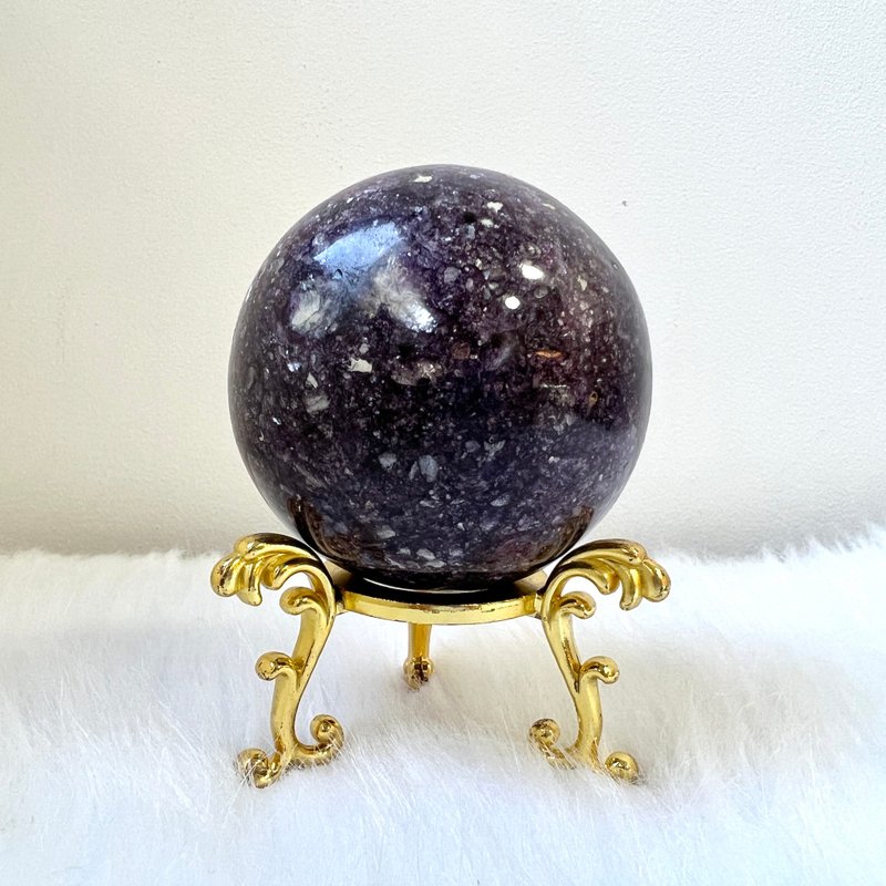 紫雲母球 | 水晶 | 水晶球 | 水晶擺件 - 擺飾/家飾品 - 水晶 紫色