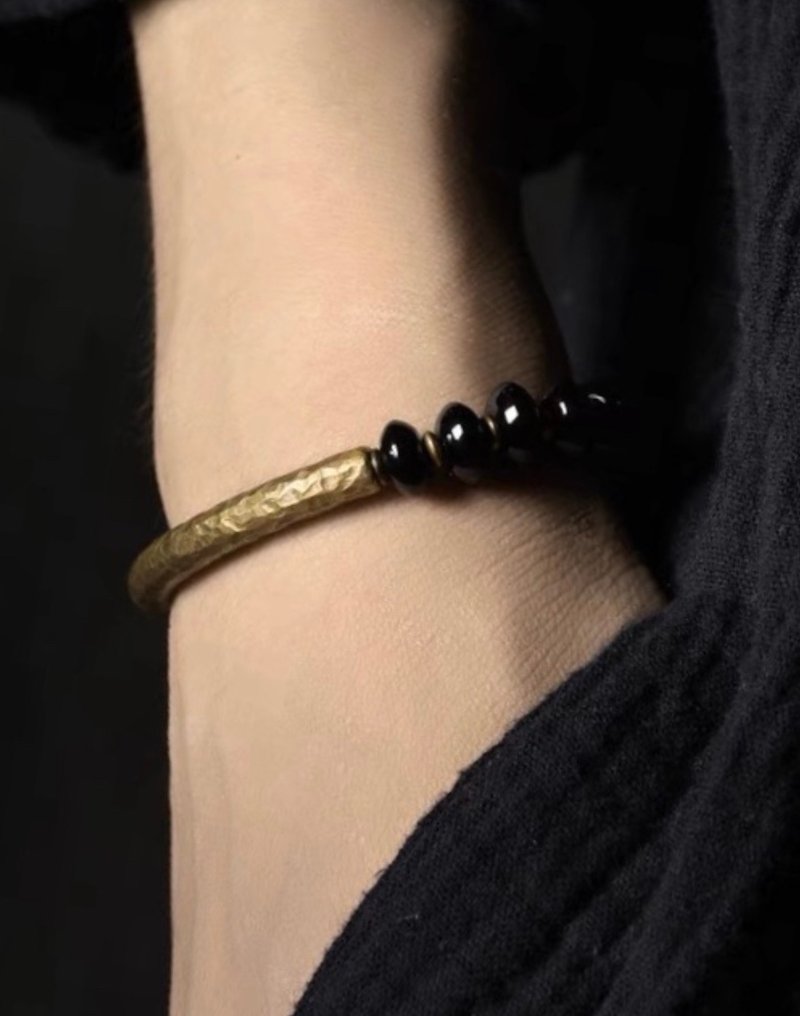 #Bronze言童语 - Bracelets - Copper & Brass Black