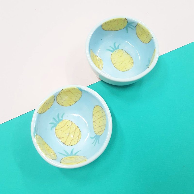 Pineapple Dipping Cup - 茶具/茶杯 - 陶 