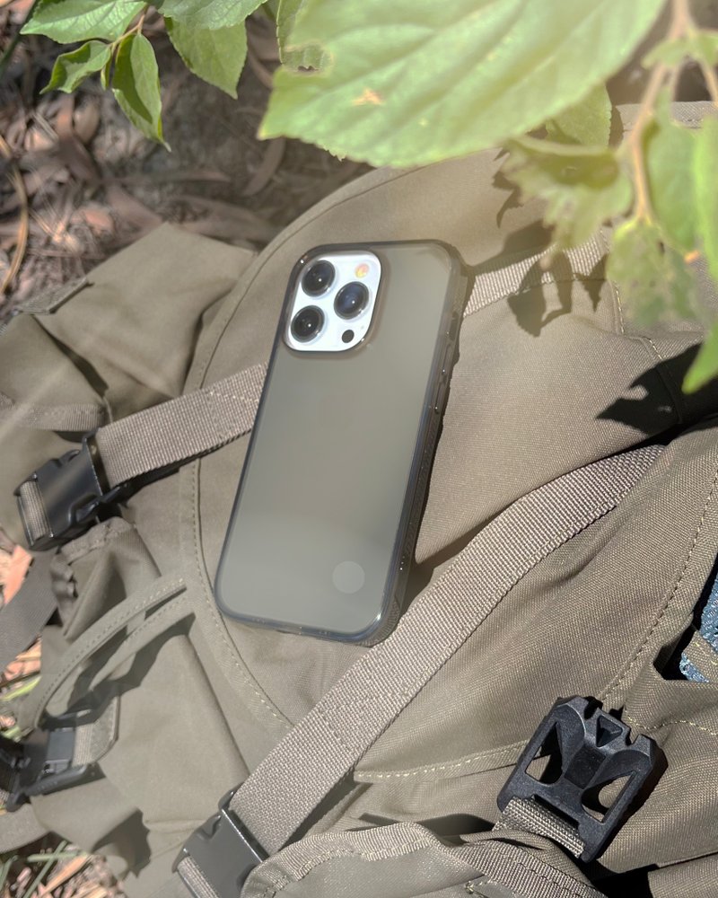 ARMOR iPhone 13 系列 Signature 電話保護殼_水晶透明灰/灰帶 - 手機殼/手機套 - 其他材質 