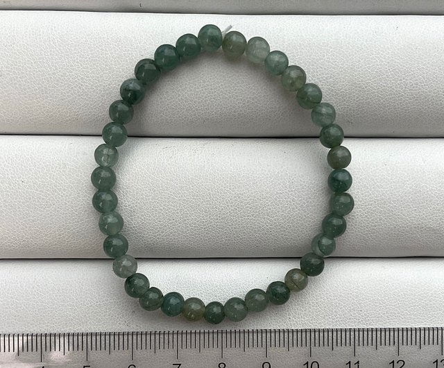 5.5mm 天然ビルマ翡翠ブレスレット アイテム A - ショップ gemmologist ブレスレット - Pinkoi