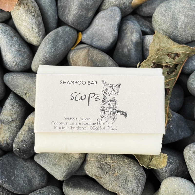 【詩可貝SCOPē】青檸洗髮皂100g-英國固體潔淨 - 沐浴乳/沐浴用品 - 濃縮/萃取物 