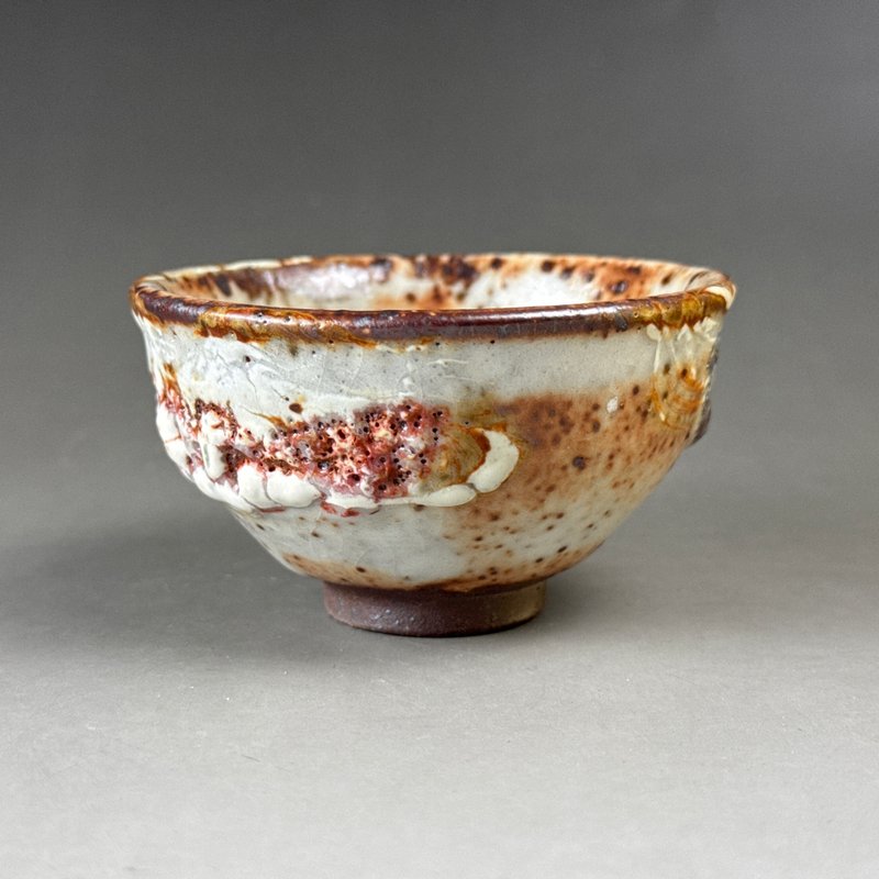 台灣 烈燒 志野釉茶杯 壹 - 茶壺/茶杯/茶具 - 陶 咖啡色