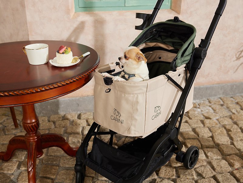 Carini CR23A automatic folding pet stroller - Pet Carriers - Other Materials 