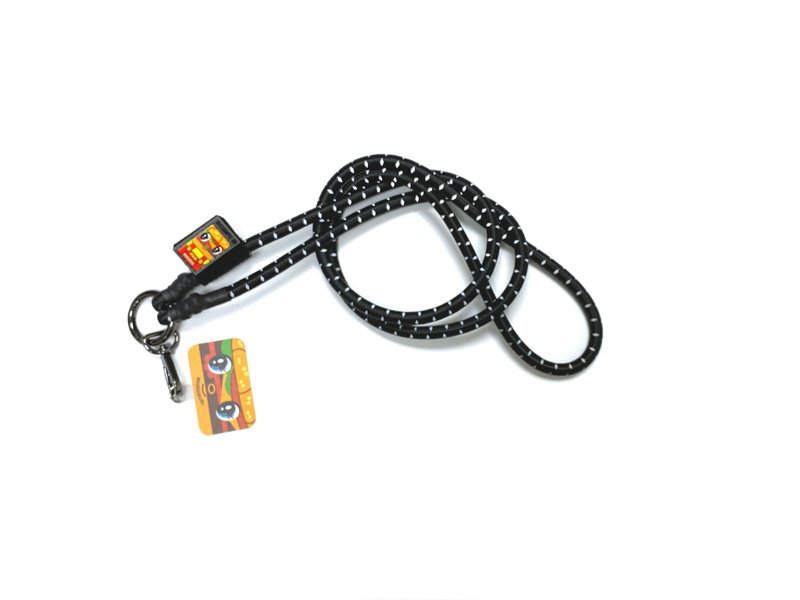 Japanese Fueki x SCANFC mobile phone strap with phone chip - Hamburger (black) - Phone Accessories - Other Materials 