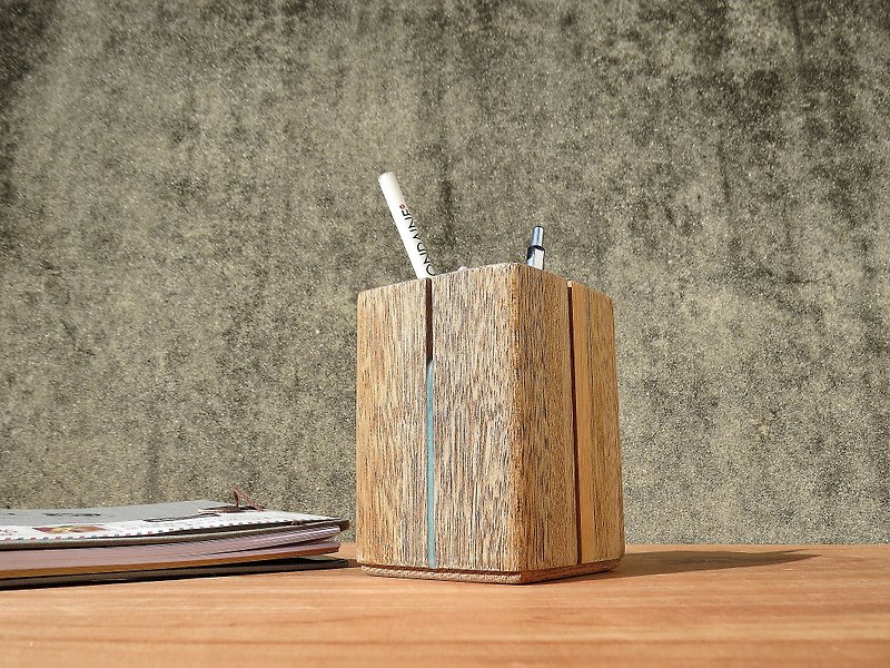 HO MOOD Deconstruction Series - High-rise pen holder - Pen & Pencil Holders - Wood Brown