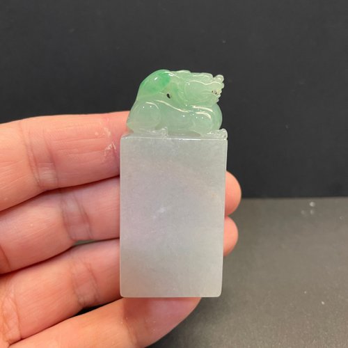 元元圓滾滾 水晶手鍊 瀚玉珠寶.天然翡翠.冰種綠貔貅印章.翡翠印章.貔貅.玉印.招財避邪