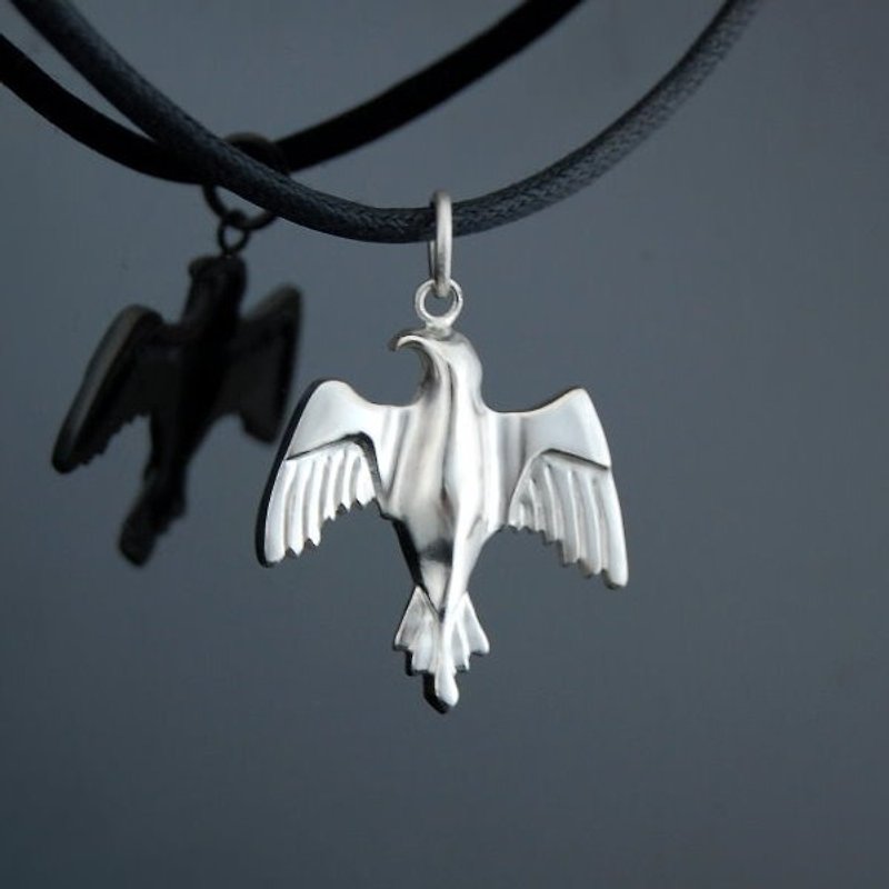 Eagel (Silver, gift strap) - Necklaces - Sterling Silver 
