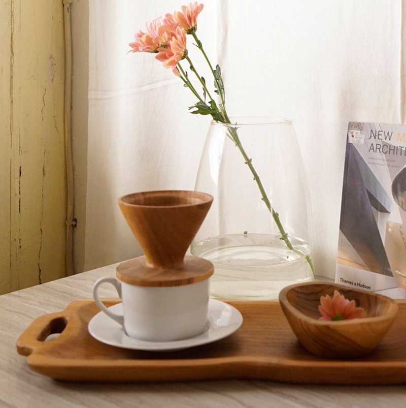 UlirV60ドリッパー - コーヒードリッパー - 木製 カーキ