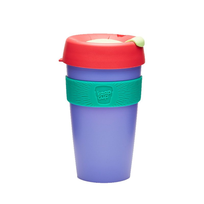 オーストラリアのKeepCupポータブルカップ/コーヒーカップ/環境保護カップ/ハンドルカップLブルーム - マグカップ - プラスチック ブルー