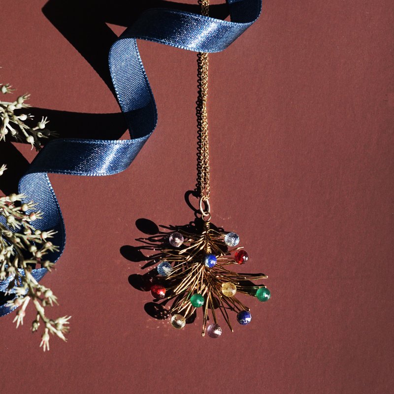 宝石の実る樹のネックレス　Jewel Holiday Tree - 項鍊 - 寶石 多色