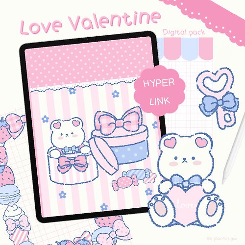 G.Planner Love Valentine Digital Notebook