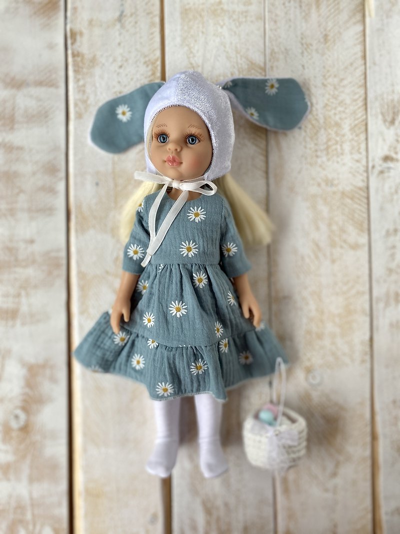 Paola Reina 娃娃的連衣裙和靴子 - 寶寶/兒童玩具/玩偶 - 其他材質 多色