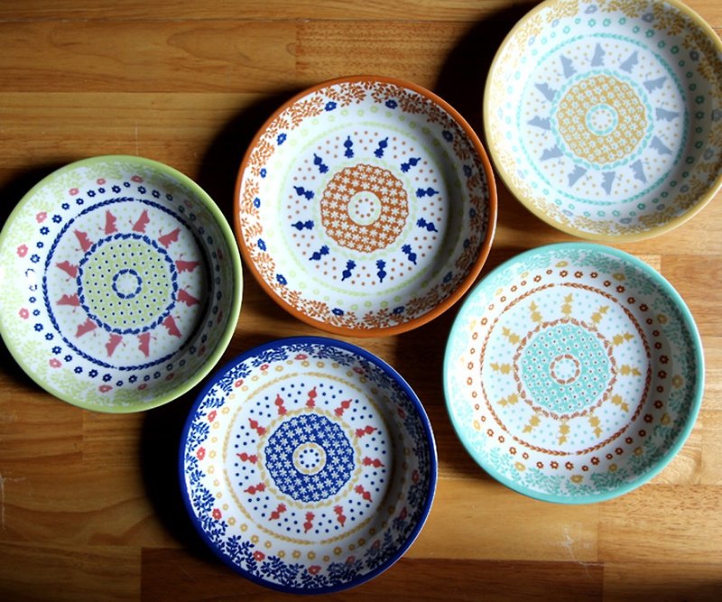 MOOMIN Lulu Rice-Silhouette Series Five Into Deep Plate - Plates & Trays - Pottery 