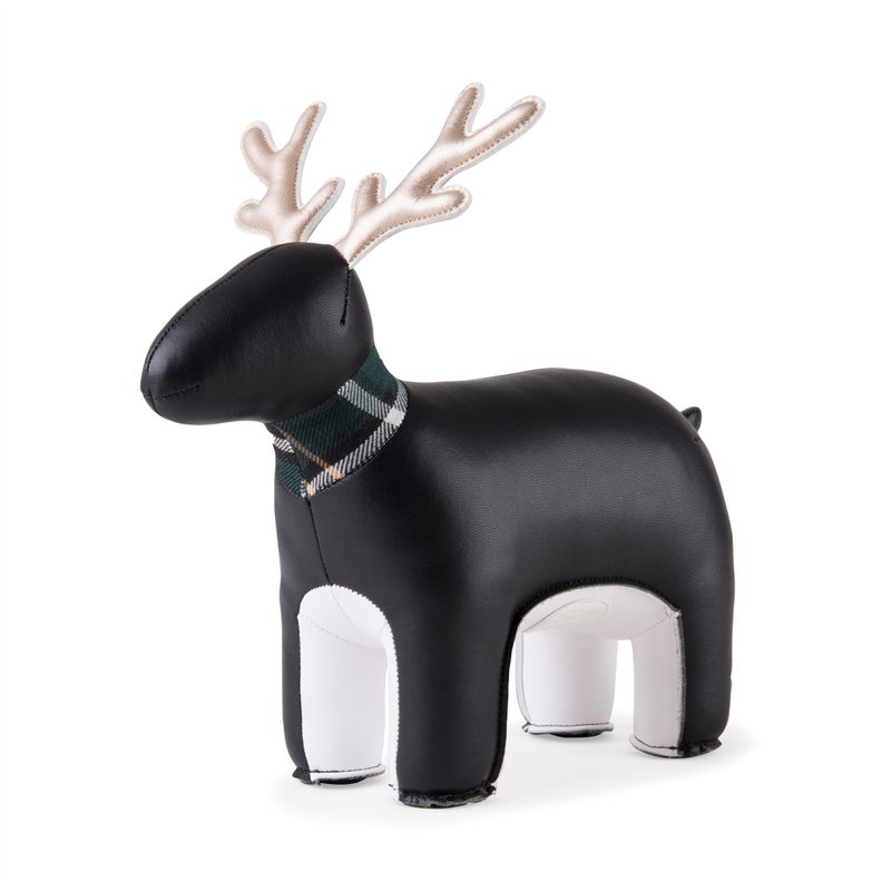 【書擋】馴鹿 Reindeer Miyo 皮革動物擺飾 | 生日禮物  北歐風 - 擺飾/家飾品 - 人造皮革 多色