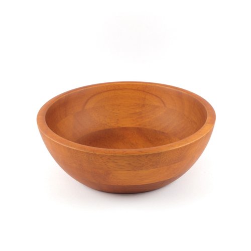 CIAO WOOD 巧木 |巧木| 木製沙拉碗V(橘色)/木碗/湯碗/餐碗/凹底碗/胖碗/橡膠木