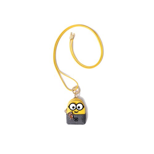 FION Minions Leather Nano Crossbody & Shoulder Handbag - Eating Noodles