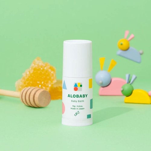 Alobaby 日本天然有機寶寶護膚品牌 台灣總代理 Alobaby 寶寶乾燥救援棒 (局部修護/蚊蟲叮咬/萬用棒)
