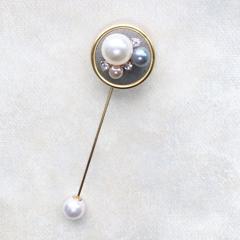 Vintage series | Pin/Brooch - Brooches - Other Metals Gold