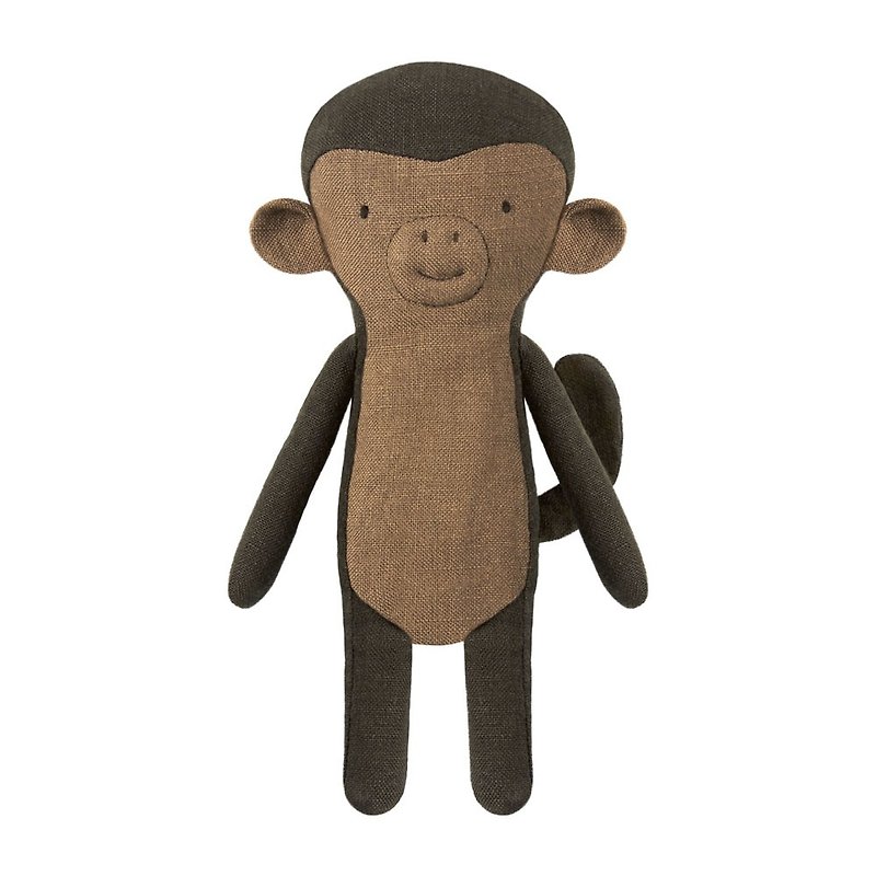 NOAH'S FRIENDS MONKEY MINI - Stuffed Dolls & Figurines - Cotton & Hemp Brown