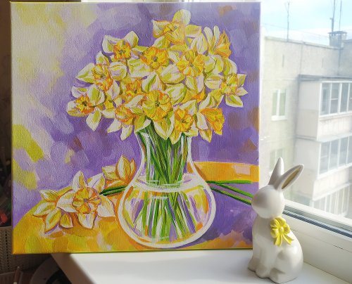 膜の花7 キャンバス　アクリル　30×40 原画 膜の花7 キャンバスアクリル30×40 原画
