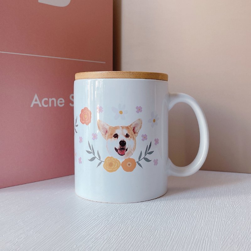 Customized pet mug | Can be customized - แก้ว - ผ้าฝ้าย/ผ้าลินิน หลากหลายสี
