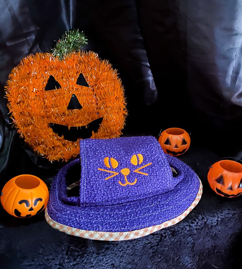 Purry Pet Bucket Hat 2023 Halloween Limited Edition - 寵物衣服 - 其他材質 紫色