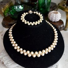 LANVIN ヴィンテージ　ネックレス　チョーカー 新品 LANVIN シルバー フラッシュ ラインストーン 水陸両用