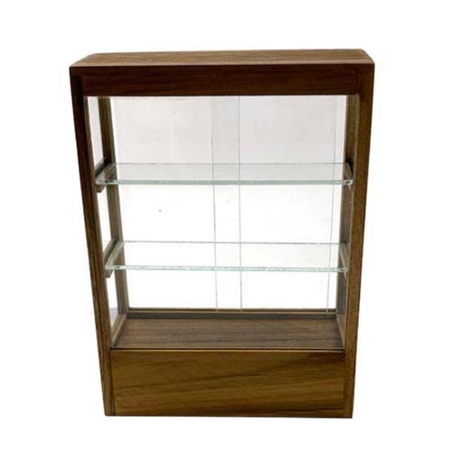 ガラスショーケース 扉 3段 ディスプレイラック 飾り棚 古道具　昭和レトロ ガラスショーケース 扉 3段 ディスプレイラック 飾り棚 古道具 昭和レトロ