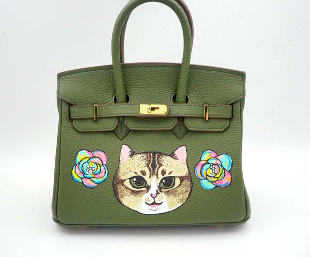 Painted Birkin  Hand painted bags handbags, Painted handbag