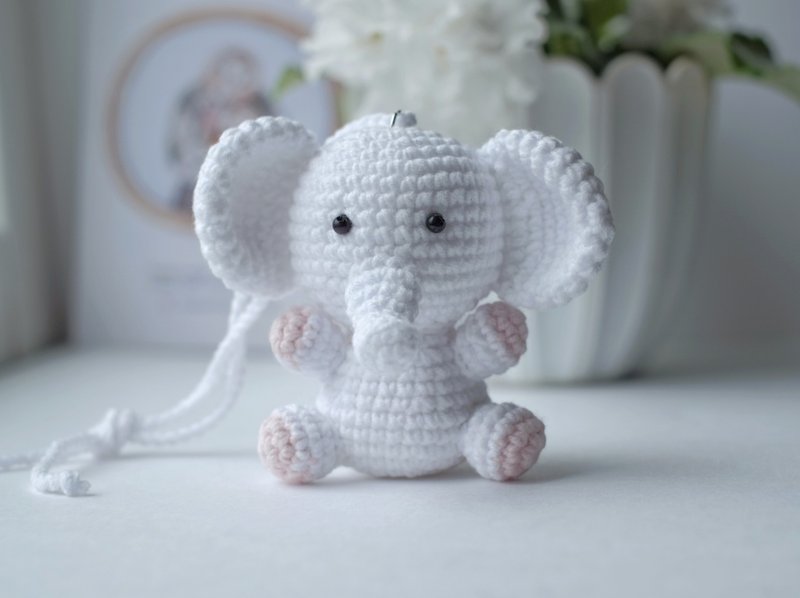 Elephant birthday present Soft toy - Kids' Toys - Thread White