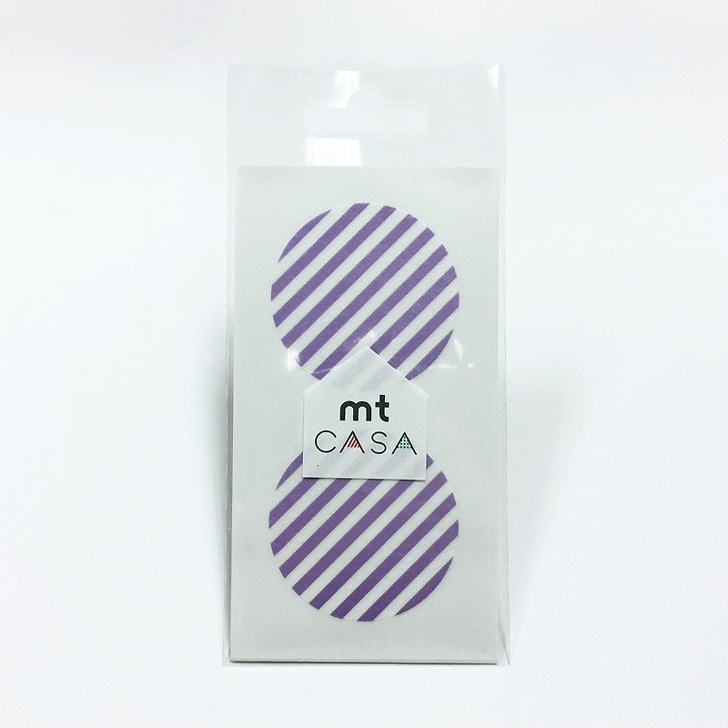 KAMOI mt CASA Seal【Stripe  Lilac (MTCDS025)】 - ตกแต่งผนัง - กระดาษ สีม่วง