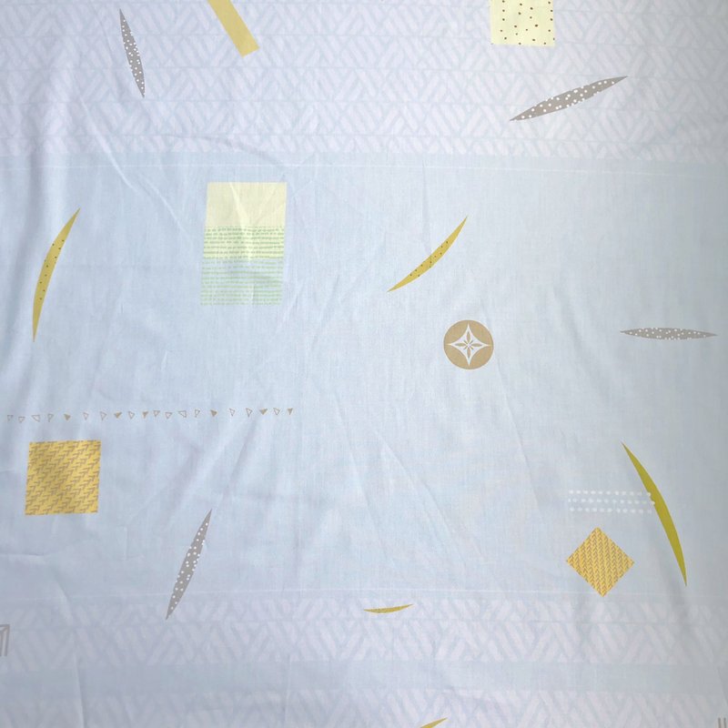 【CHICHI HOME】輕風絮語 印花布 風日灰 - 編織/羊毛氈/布藝 - 棉．麻 灰色