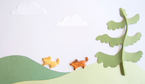 プレーリーソーセージの犬は、ピンを実行します