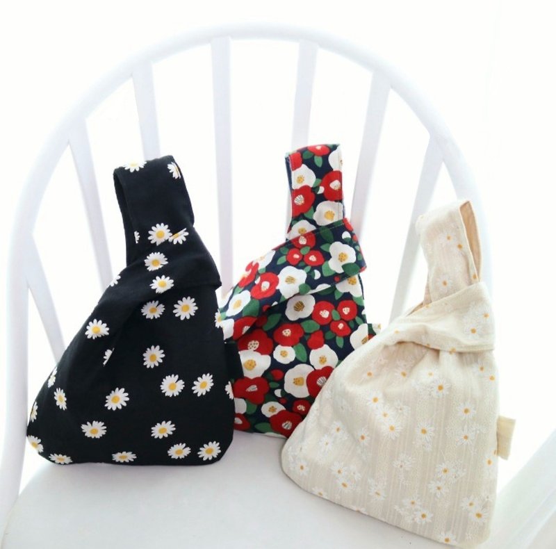 양면 손가방 - Handbags & Totes - Cotton & Hemp Multicolor