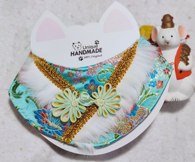 お正月犬の年ペットスカーフ ネックウェアcnyネックウェアカラー ショップ Uniquehandmadehk 首輪 リード Pinkoi