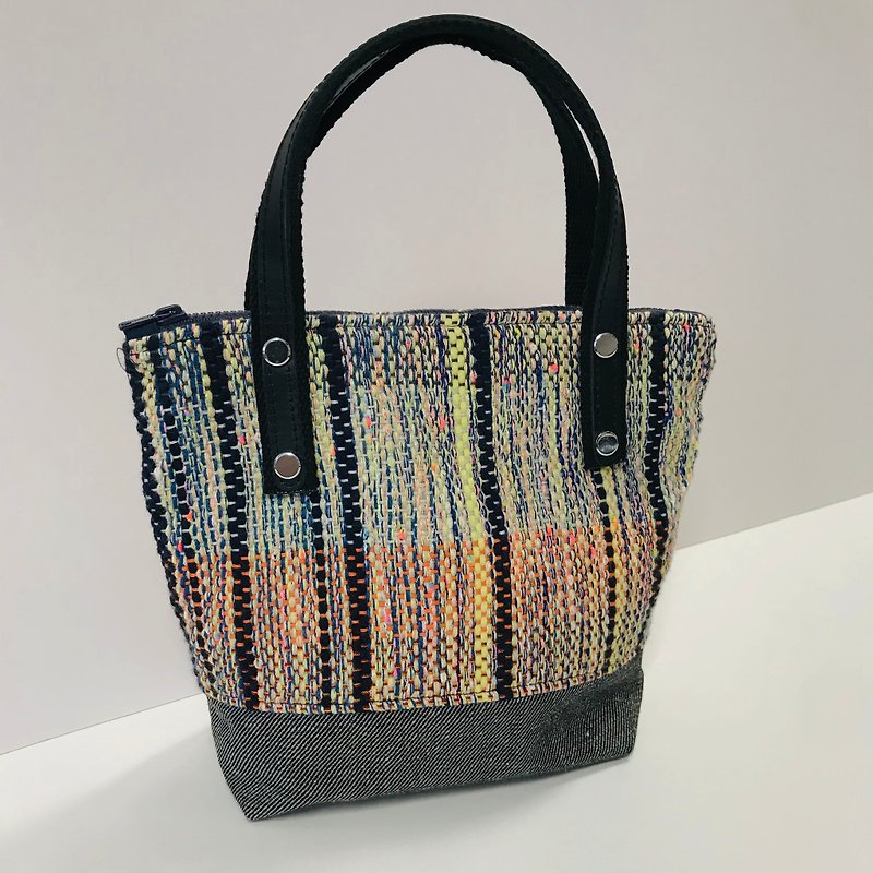 Exclusive woven bag tote bag - Handbags & Totes - Paper Multicolor