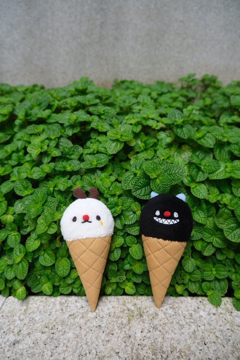 森の小学校特製アイスクリーム - チャーム - コットン・麻 