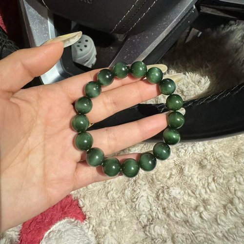 Amelia Jewelry Amelia Jewelry丨收藏級七號老礦俄料貓眼和田玉碧玉絕礦已