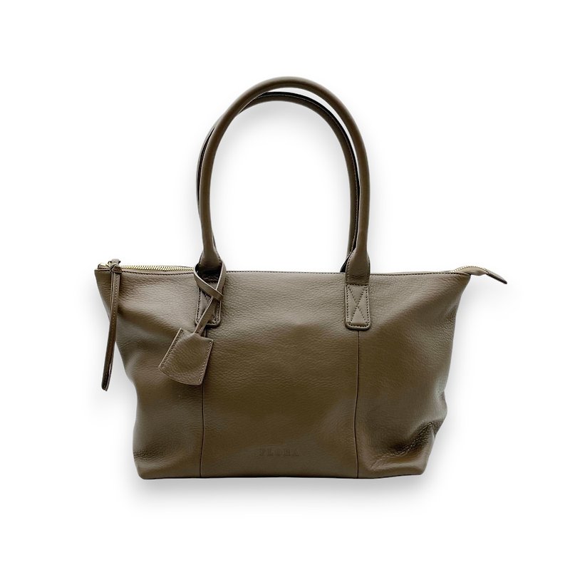 SADE PEBBLED GRAIN COWHIDE CASUAL RFID SHOULDER BAG - Handbags & Totes - Genuine Leather 